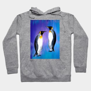 Blue, Purple and Penguins Hoodie